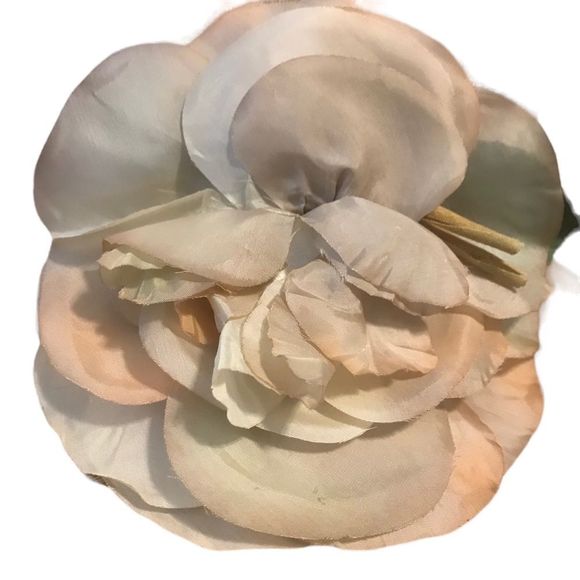 Betmar Summer Hat Tan Flower& Ribbon Size 7” - Picture 4 of 6